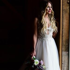 Custom wedding dress